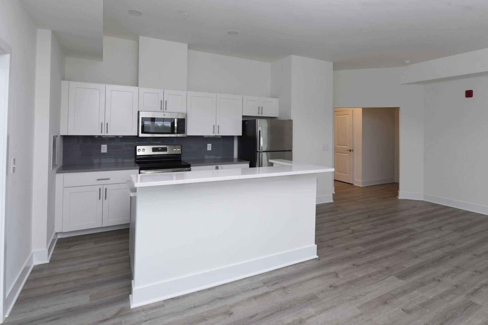 Kitchen in a Bay Manor apartment